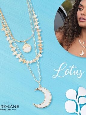 Park Lane Lotus Necklace  NWT